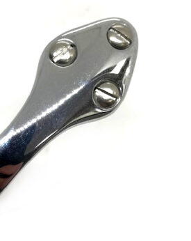 Dash Grab Handle, Chrome with screws (Used Original) - 356A 356B 356C  