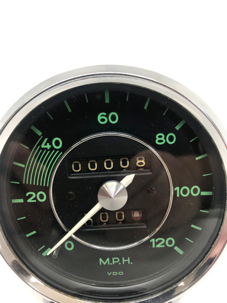 VDO Speedometer Gauge, 0-120MPH, (Date 12/58) (N.O.S.) - 356A