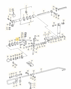 Axle (Front) Spacer for Late Spindle - 356A  356B - Image 2