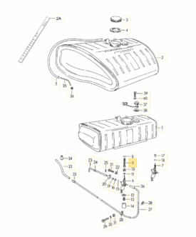 Fuel Tap Petcock Filter Screen - 356A, 356B, 356C - Image 2