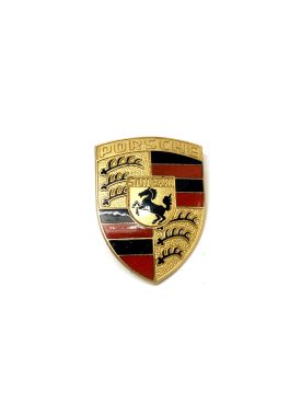 Badge / Emblem Porsche Crest for Bonnet Handle (Used Original) - 356A 356B 356C