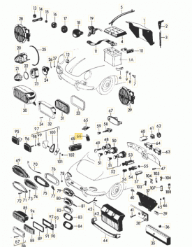 Auxiliary Power Outlet Socket, Bezel (Used Original) - 356A 356B 356C - Image 4