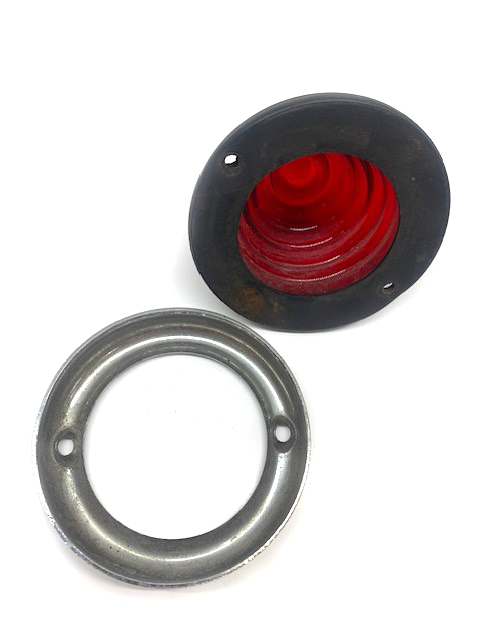 Rear Light, Beehive Red Lens, SWF K11442 with Rubber Seal & Chrome Bezel (Used Original) - 356AT2 - Image 3