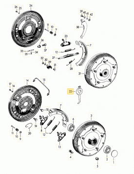 Brake Drum Oil Deflector / Slinger - 356, 356A - Image 2