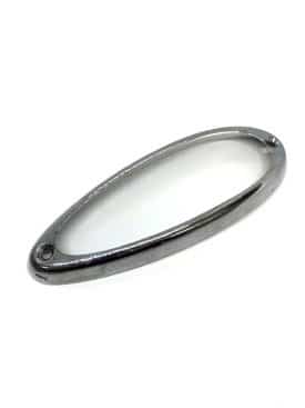 Rear light Trim, Teardrop, UNSTAMPED (Chrome), (Used Original)