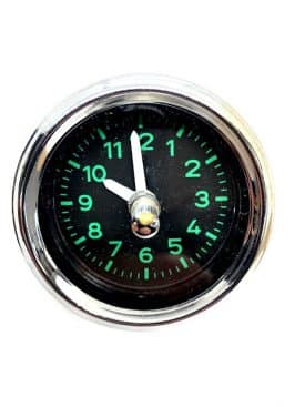 VDO Style Clock, 12Volt, 60mm - 356B 356C