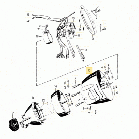 Steering Column Top Cowling (SWF) (Used Original) - 356B 356C - Image 5