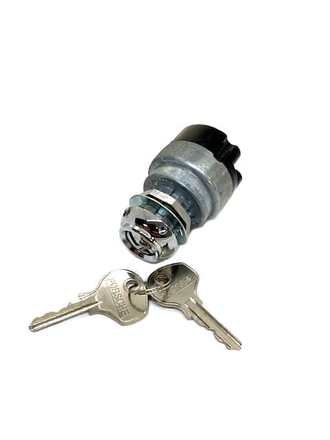 Ignition Barrel Switch, with 2 Porsche Keys - 356AT2, 356B, 356C - Image 2