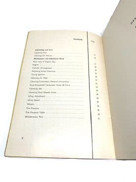 Driver's Manual / Handbook - Porsche 356B Super 90 annex (Used Original - April 1960 Edition) - Image 5
