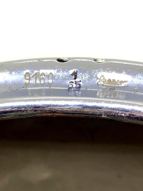 Hubcap, Baby Moon, Lemmerz 9160 (Date Stamp 1/65) (Used Original) - 356B - Image 2