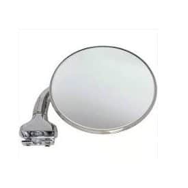 Door, Rear View Peep Mirror 90 Degree Mount (Chrome)