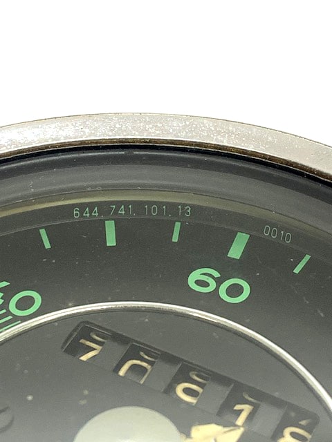 VDO Speedometer Gauge, 0-120MPH, (Date 10/64) (Used Original) - 356B 356C - Image 4