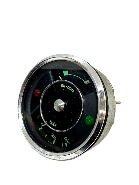 Gauge, Combi, Oil Temperature & Fuel Level, 6 Volt ( Used Original) - 356AT2 to 356BT6 - Image 3