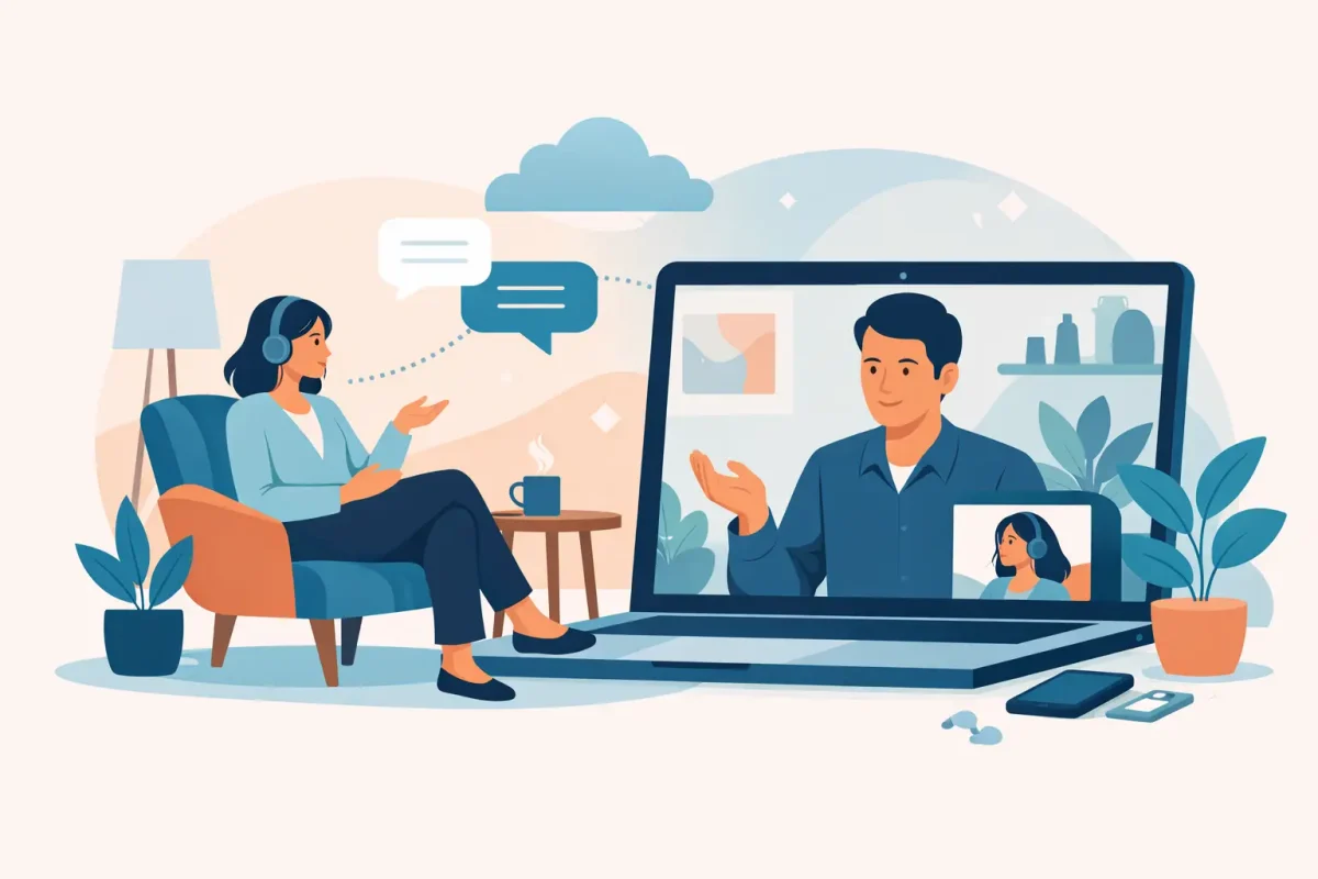 Kan online terapi virke?