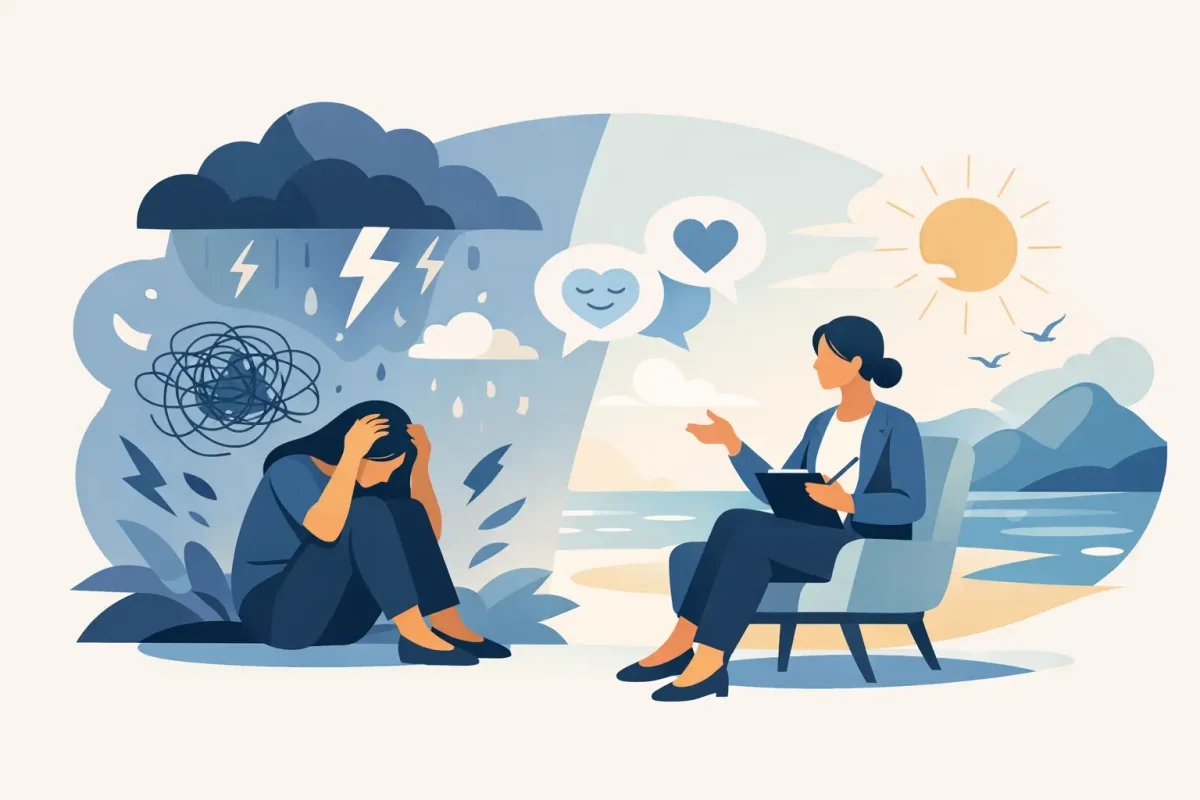 Stress og angst terapi - når presset tager over