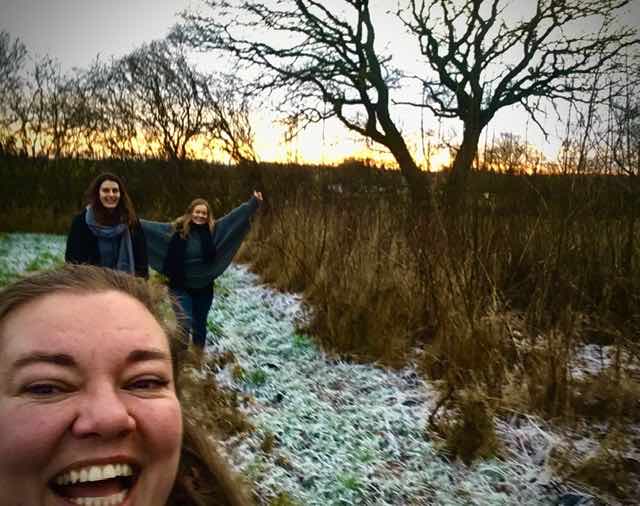 Supervision i naturen med skovbadning