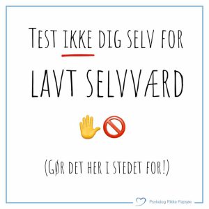 lavt selvværd test