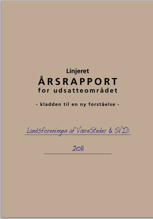 Årsrapport for udsatteområdet 2012