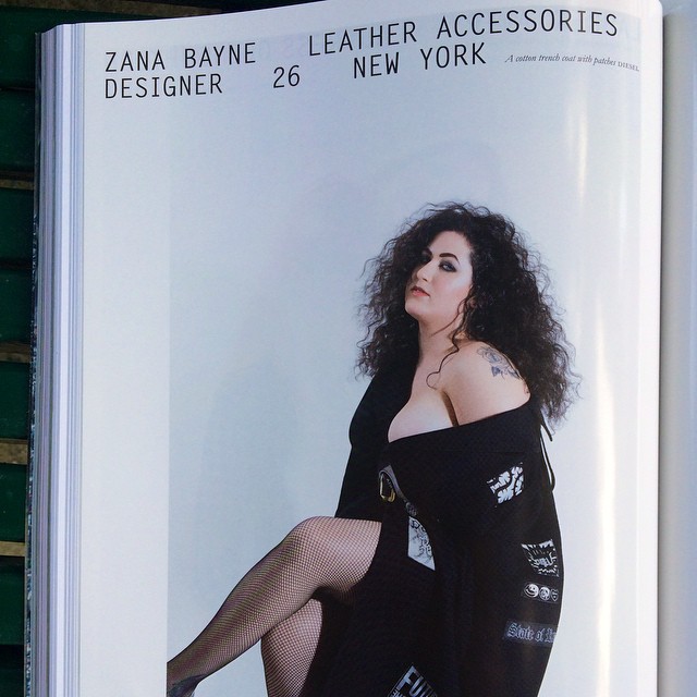 Zana Bayne portrait by Sandy Kim in the new PURPLE @ozpurple @zanabayne #press