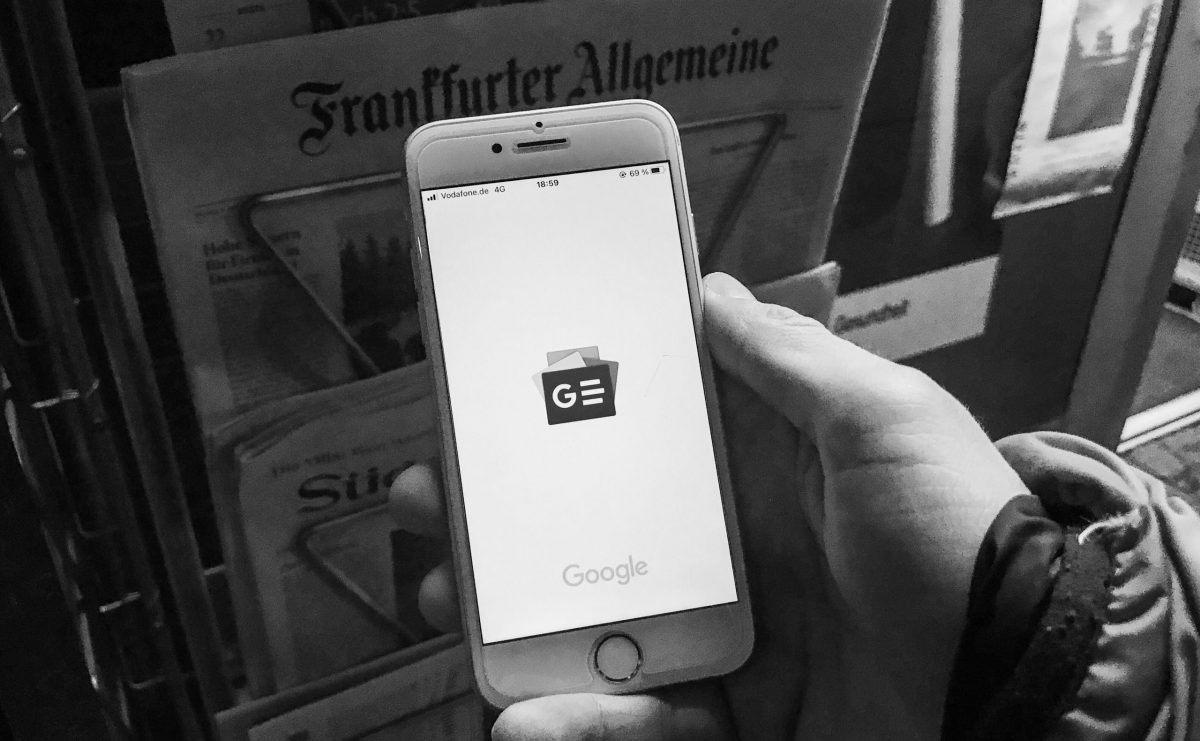 Googles privater Zeitungsmarkt
