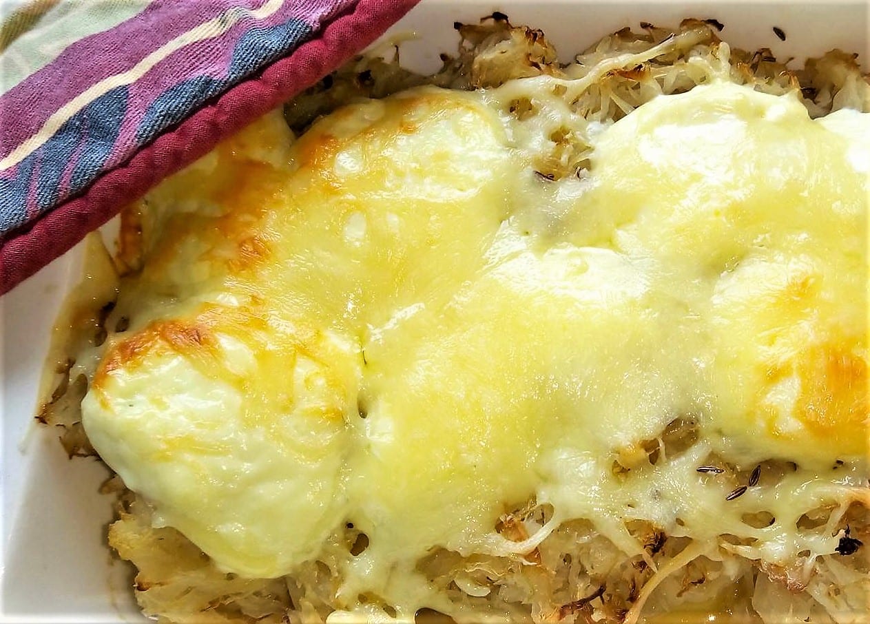 Sauerkraut-Kartoffelauflauf - Puddingklecks