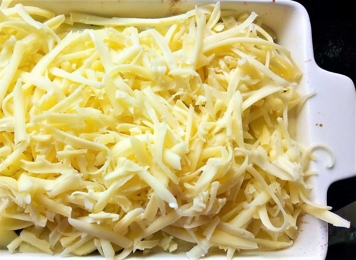 einfaches Kartoffelgratin