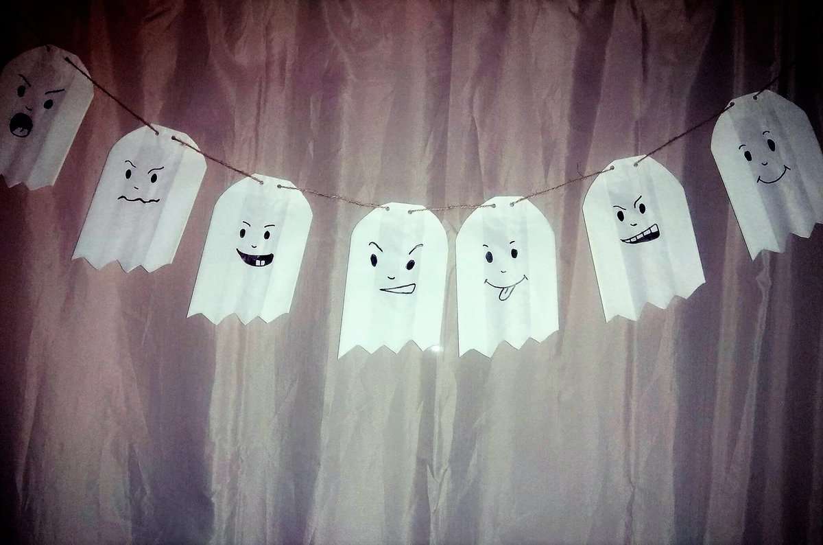 Glitzernde Halloween-Geisterbanner (2 Stück, Je 3 M) – Party-Deko Für Haus & Gruselpartys