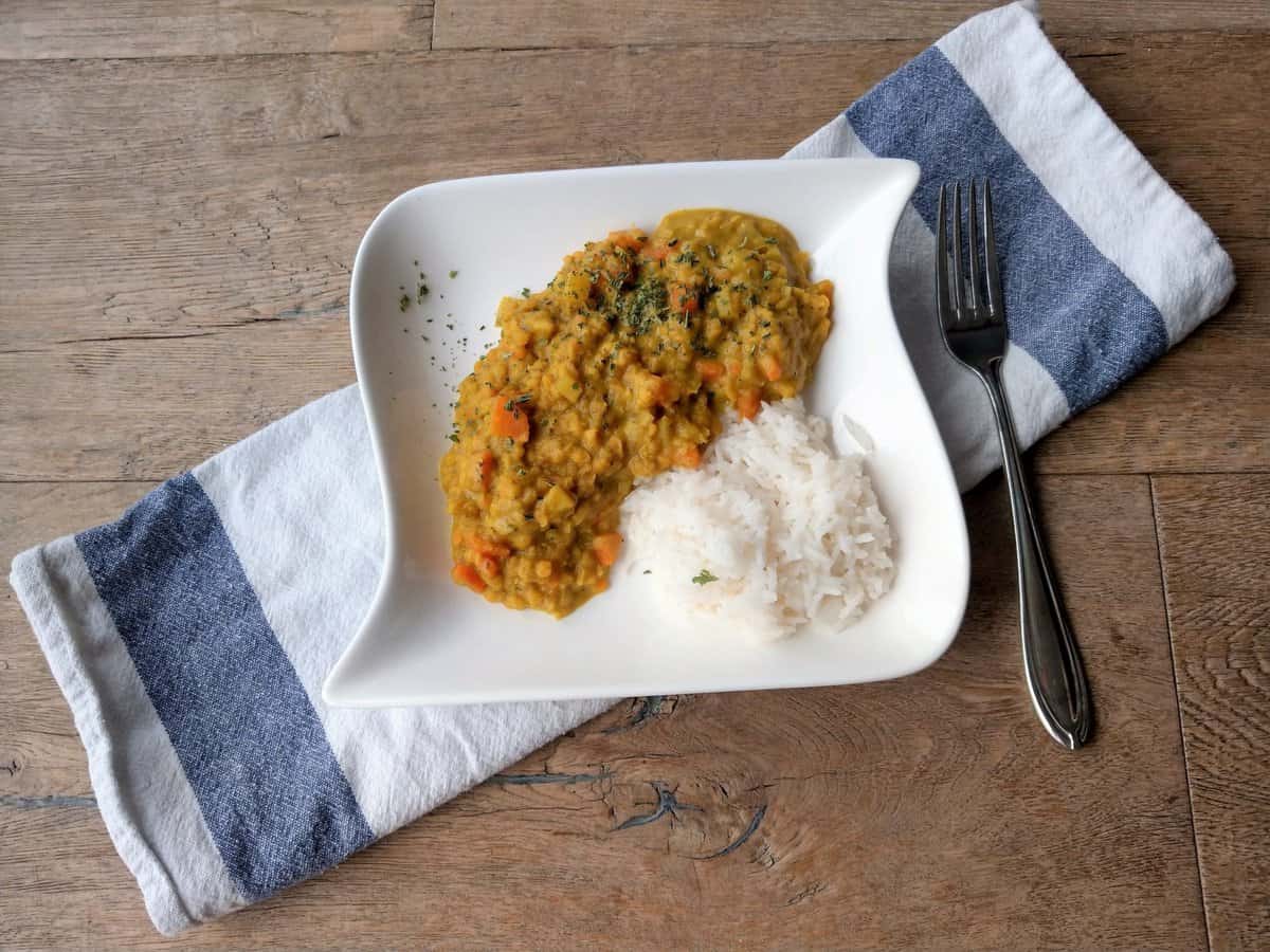 Linsencurry, vegan, vegetarisch, lecker, simpel, Rezept, Kochrezept, Puddingklecks, clean eating
