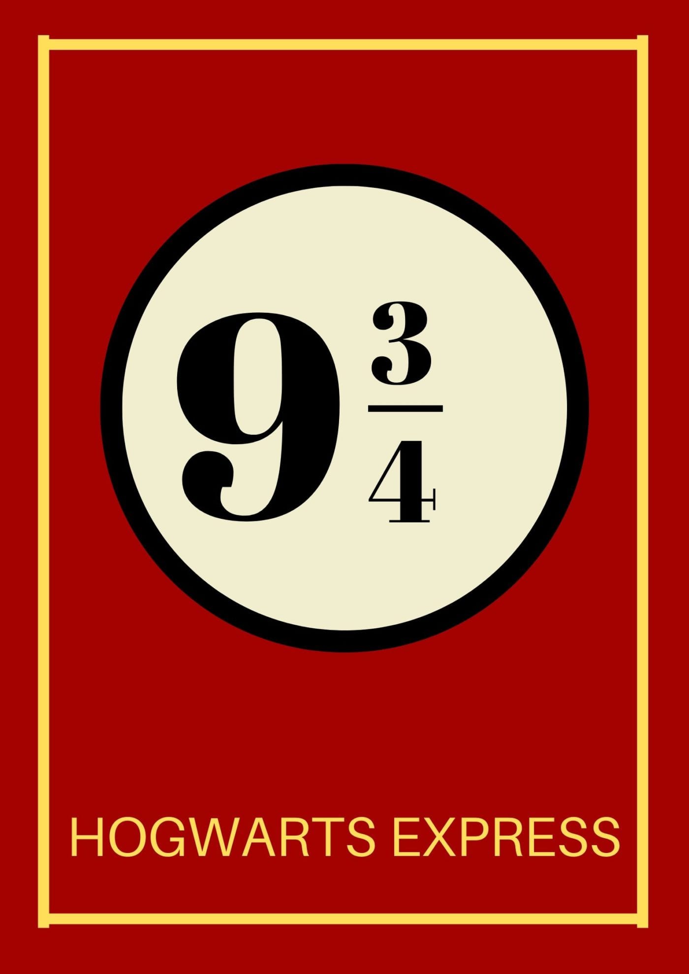 Plakat Hogwarts Express
