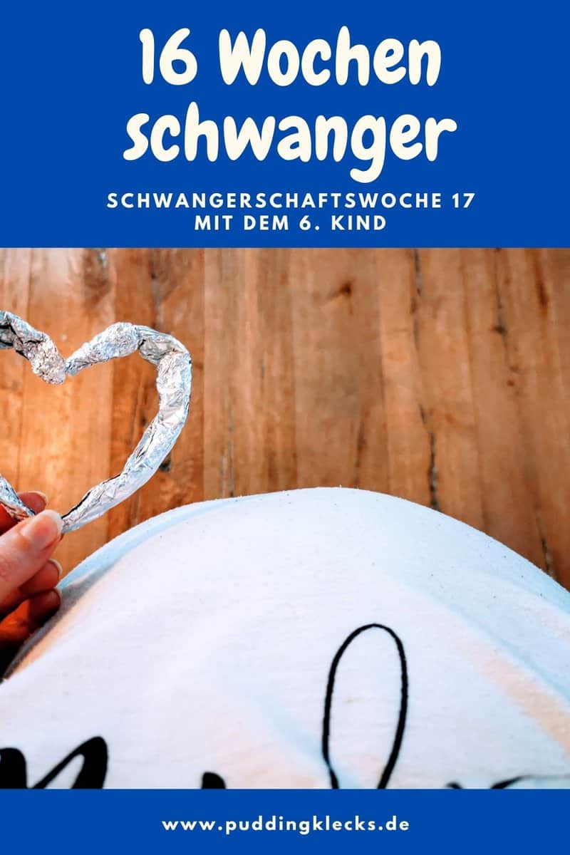 16 Wochen schwanger - die 17. Schwangerschaftswoche mit dem 6. Kind. Über Gelüste, Entwicklung des Fötus und Shopping für das Baby. #baby #schwangerschaft #babybauch #großfamilie #schwanger #schwangerschaftsupdate #2trimester #17woche