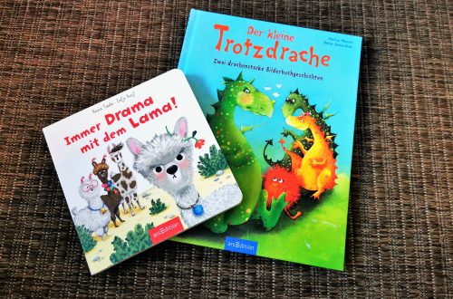 Miteinander liebevoll durch die Trotzphase - Kinderbuchtipps: Der kleine Trotzdrache und Immer Drama mit dem Lama - tolle Vorlesebücher ab 2.