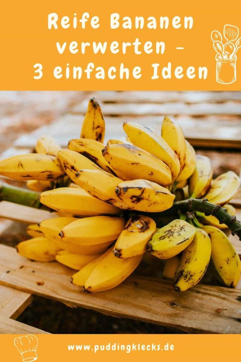 Reife Bananen verarbeiten - 3 einfache Rezepte für überreife Bananen. Pancakes, Bananenmilch und Kekse. Beikost tauglich und lecker! #bananen #rezept #rezepte #rezeptideen #vegan #backen #backrezepte #obst #obstliebe #blw #babyledweaning