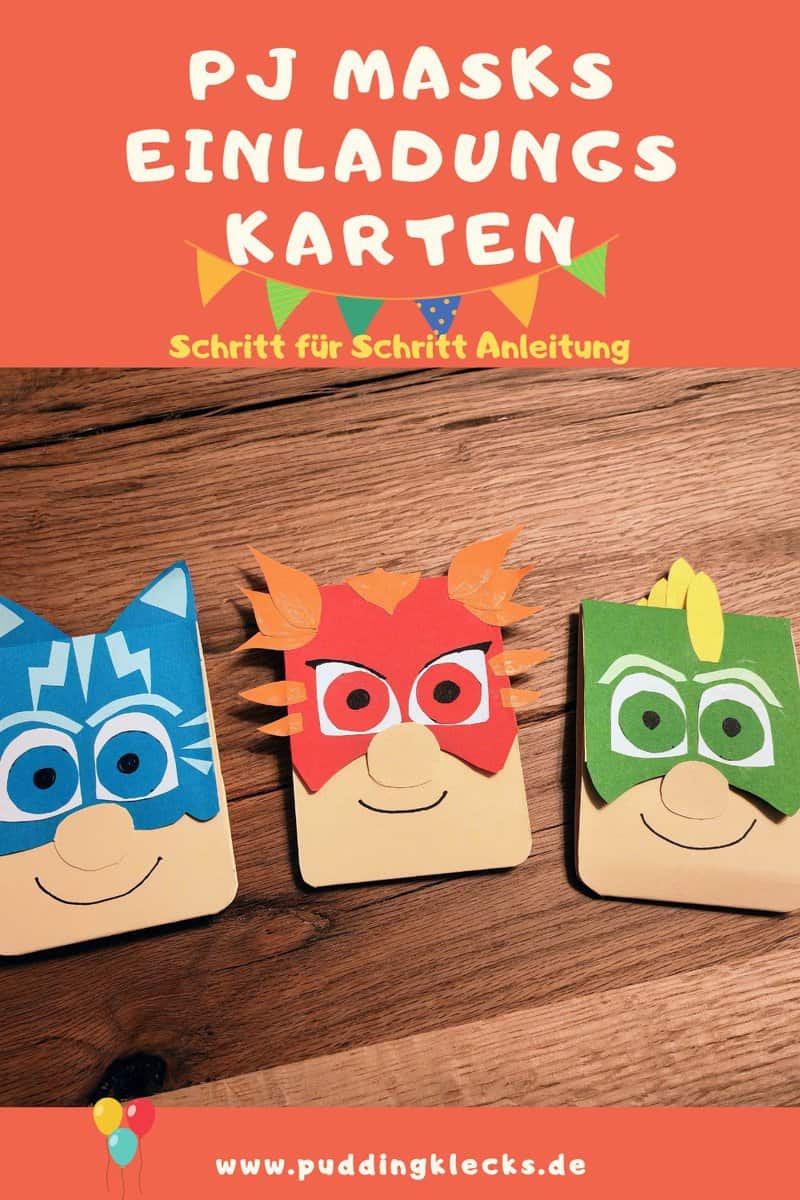 Du möchtest PJ Masks Einladungskarten basteln und weißt nicht wie? Kein Problem, hier findest du eine Schritt für Schritt Anleitung!