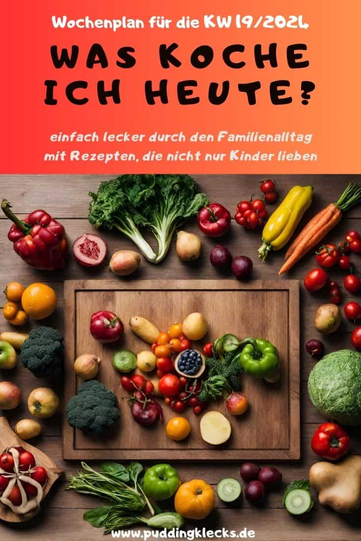 Einfach, lecker und vegan kochen? Mit meinem Familien-Wochenplan kein Problem. In diesem Speiseplan findest du 7 einfache Rezepte für jeden Tag - nicht nur für Kinder! #kochen #rezept #vegan #wochenplan #speiseplan #vegankochen #veganerezepte #familienküche