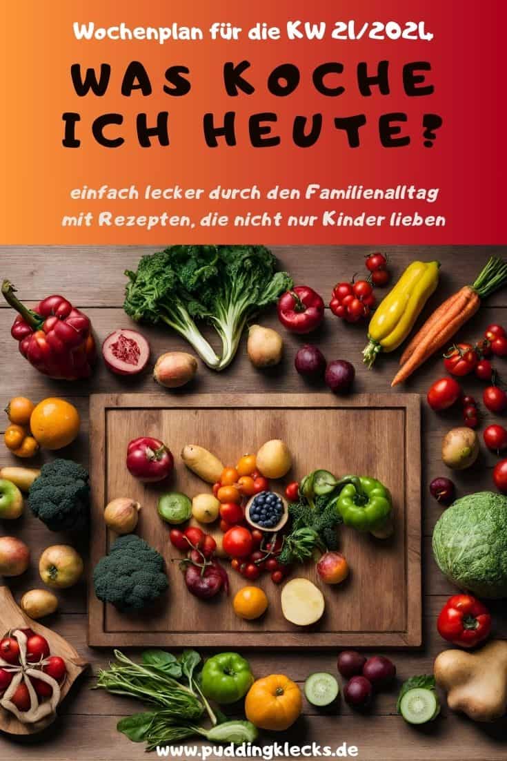 Einfach, lecker und vegan kochen? Mit meinem Familien-Wochenplan kein Problem. In diesem Speiseplan findest du 7 einfache Rezepte für jeden Tag - nicht nur für Kinder! #kochen #rezept #vegan #wochenplan #speiseplan #vegankochen #veganerezepte #familienküche