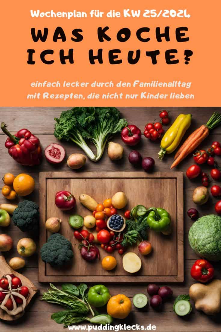 Einfach, lecker und vegan kochen? Mit meinem Familien-Wochenplan kein Problem. In diesem Speiseplan findest du 7 einfache Rezepte für jeden Tag - nicht nur für Kinder! #kochen #rezept #vegan #wochenplan #speiseplan #vegankochen #veganerezepte #familienküche