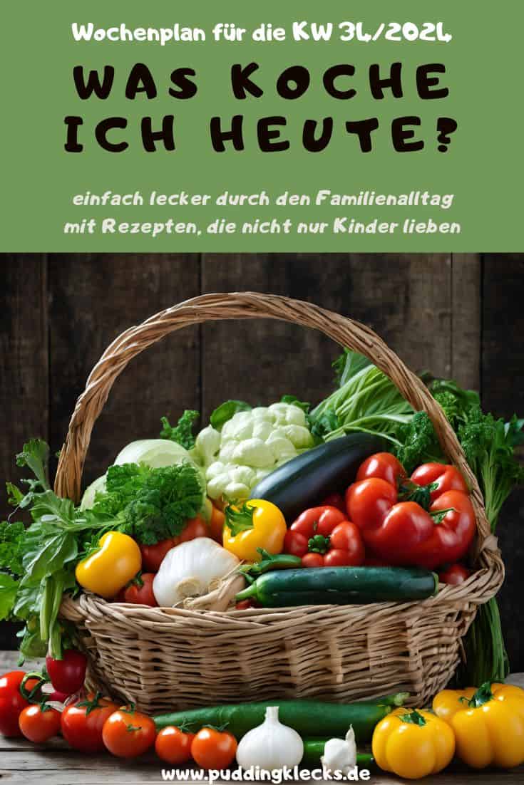 Einfach, lecker und vegan kochen? Mit meinem Familien-Wochenplan kein Problem. In diesem Speiseplan findest du 7 einfache Rezepte für jeden Tag - nicht nur für Kinder! #kochen #rezept #vegan #wochenplan #speiseplan #vegankochen #veganerezepte #familienküche