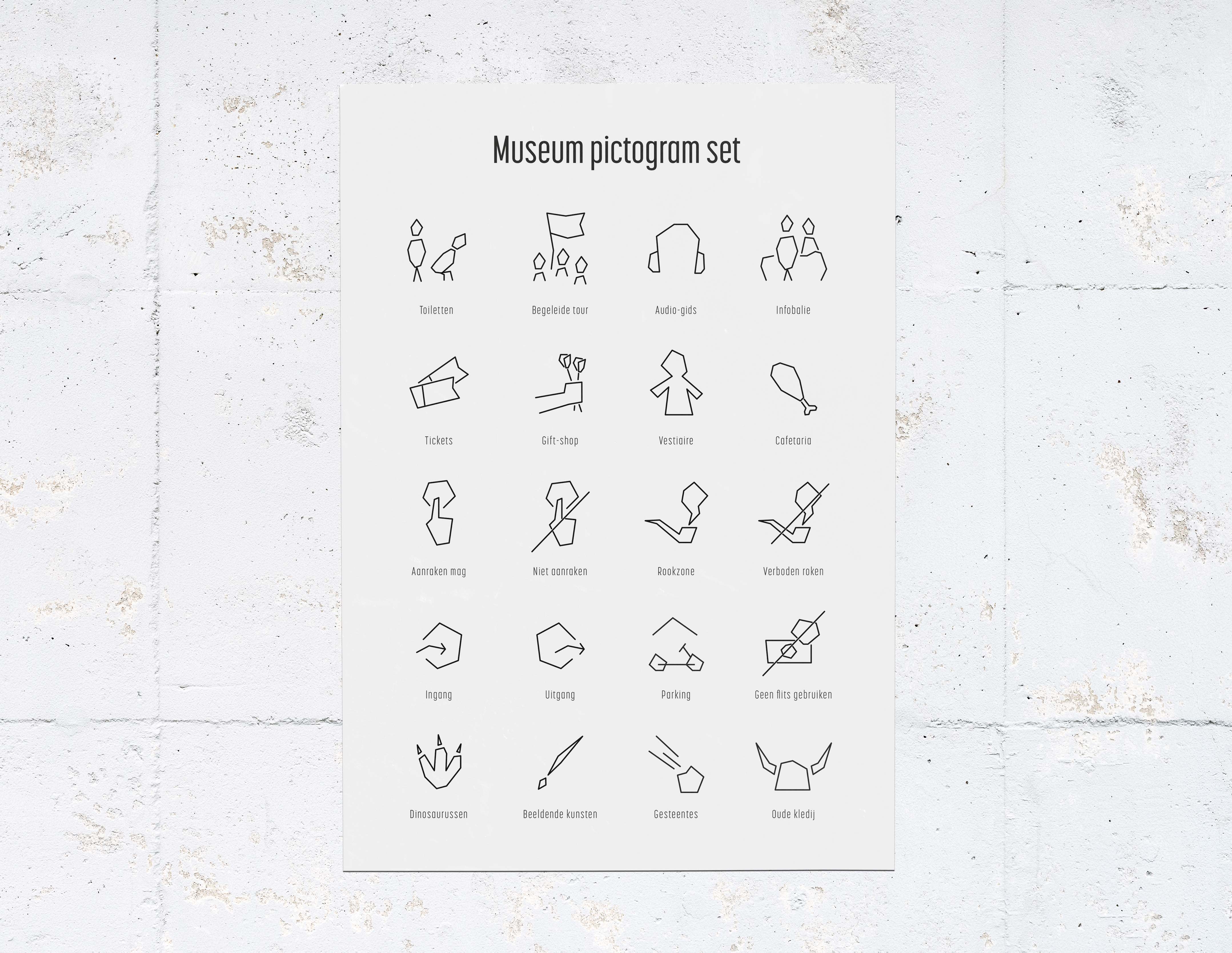 iconen museum grafisch ontwerp