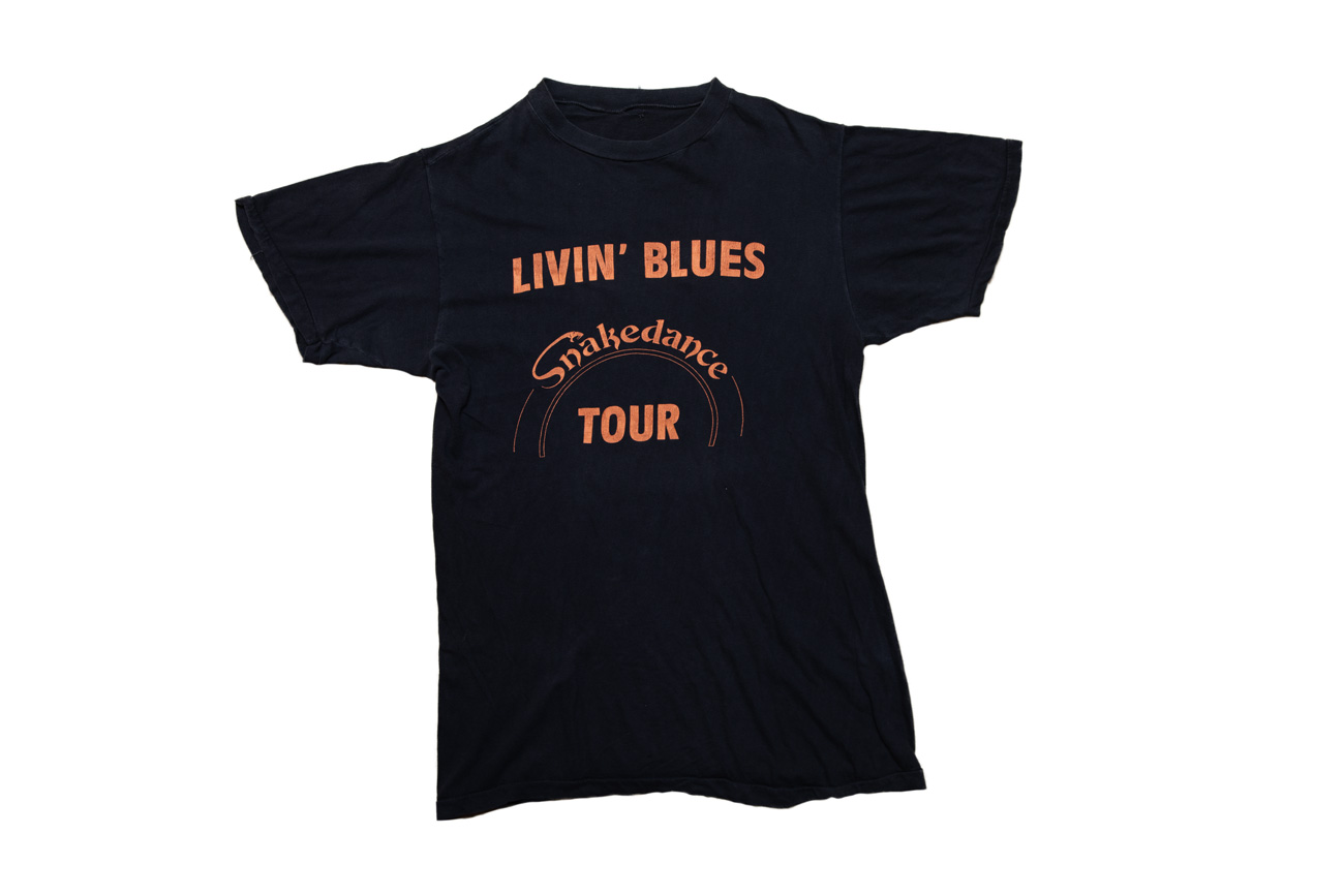 Living’ Blues Snakedance tour 89 t-shirt