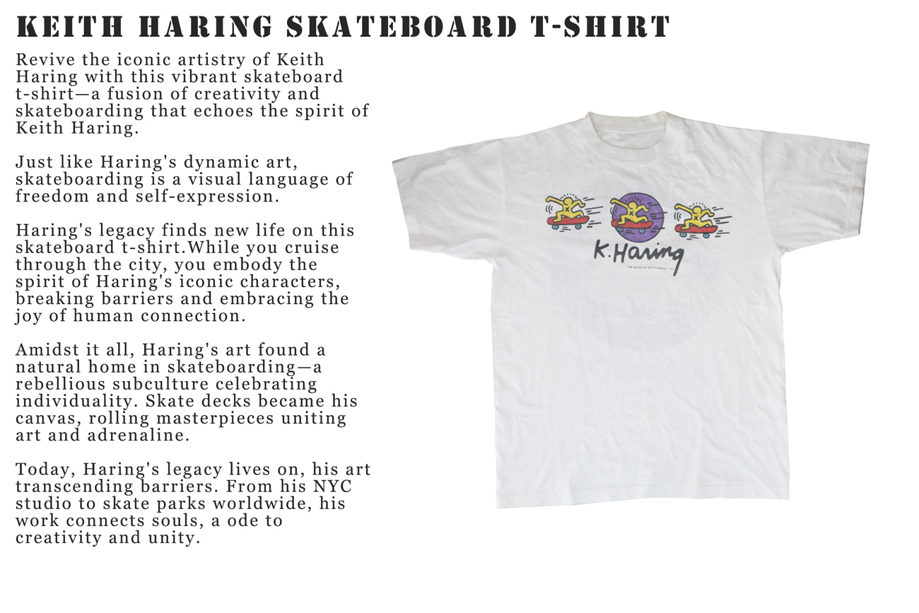 KEITH_HARING_SKATEBOARD_TSHIRT