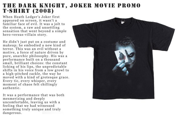 The Dark Knight Promo Movie t-shirt Joker 2008 1985 Cherry