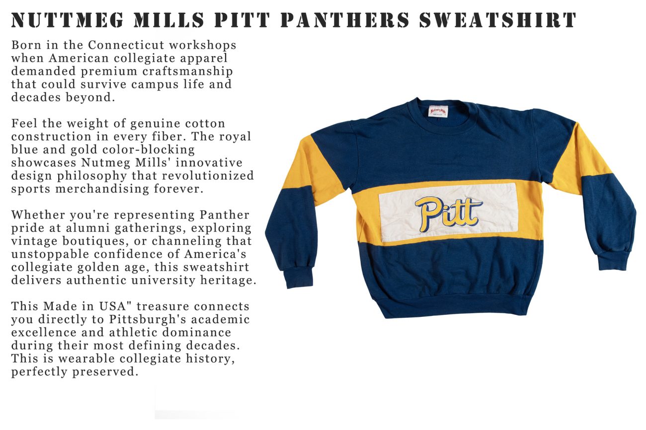 Pitt Panthers Nutmeg Mills Sweatshirt
