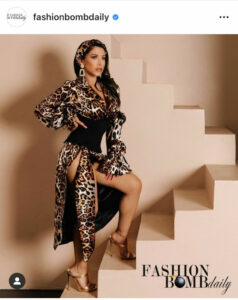 Fashion Bomb - Gigi Vega - Leopard dress