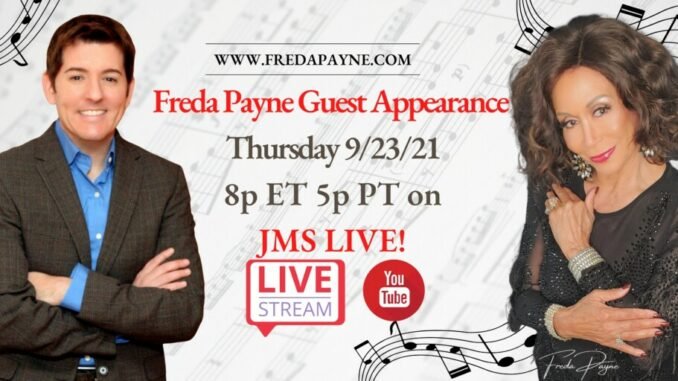 Jim Masters chats with music legend, singer and actress Freda Payne.
