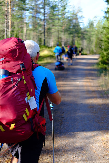 Gruppe på dekktrening