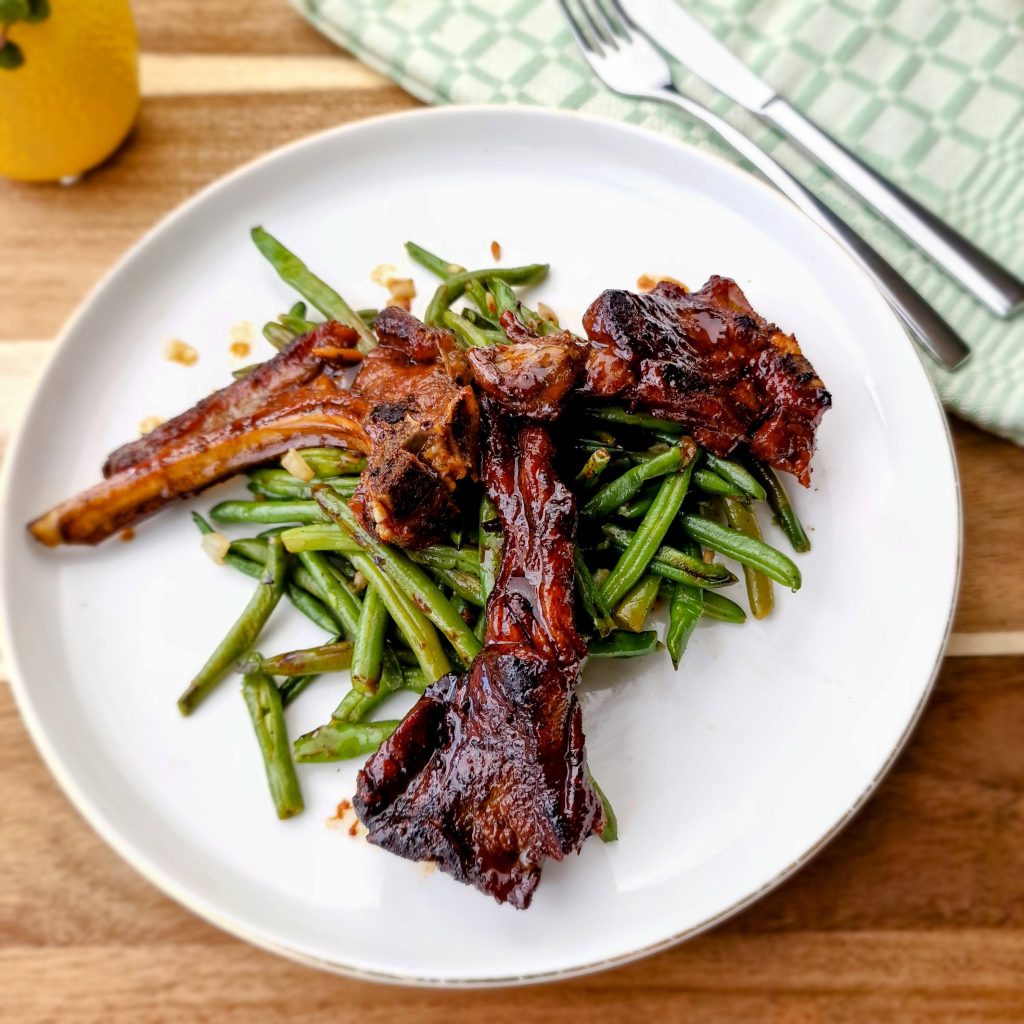 Honey Glazed Lamb Chops Recipe - Pure Plates Recipes