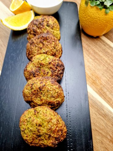 Air Fryer Broccoli Fritters