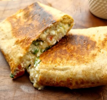 Lavash Rolls with Cottage Cheese- Lavash Rolls with Cottage Cheese