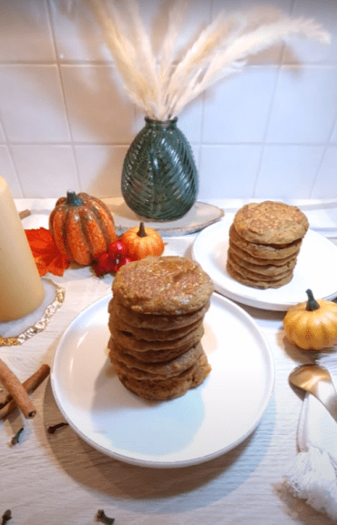 Delightful Fall Treat: Pumpkin Pancakes with Homemade Cinnamon Butter Recipe