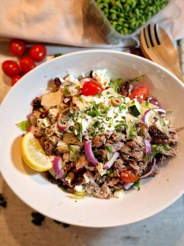 A Mediterranean Delight: Greek Lamb Salad